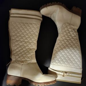 Decker Quilted Knee-High Boots